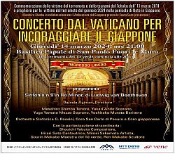 Dal Vaticano per incoraggiare il Giappone: concerto