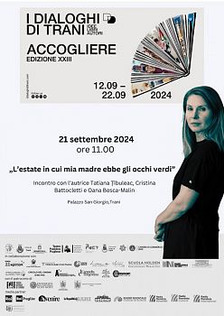 Tatiana Tîbuleac al Festival Letterario Internazionale "I dialoghi di Trani XXIII